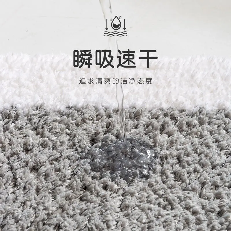 Коврики в скандинавском стиле нескользящий напольный ковер из овечьей шерсти