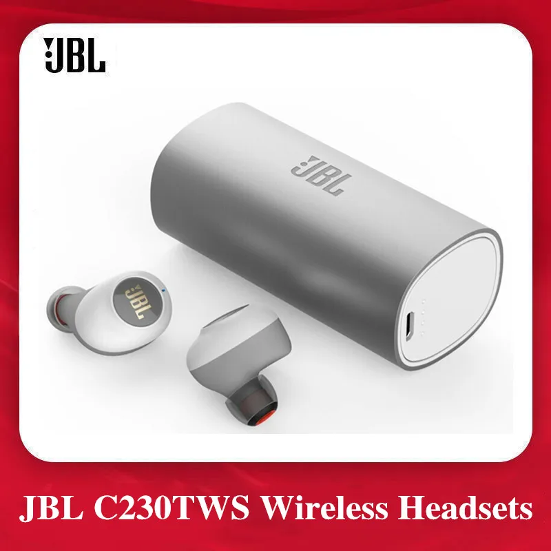 

JBL C230TWS настоящие беспроводные наушники Bluetooth-совместимые стереонаушники-вкладыши с микрофоном глубокие басовые наушники спортивные наушн...