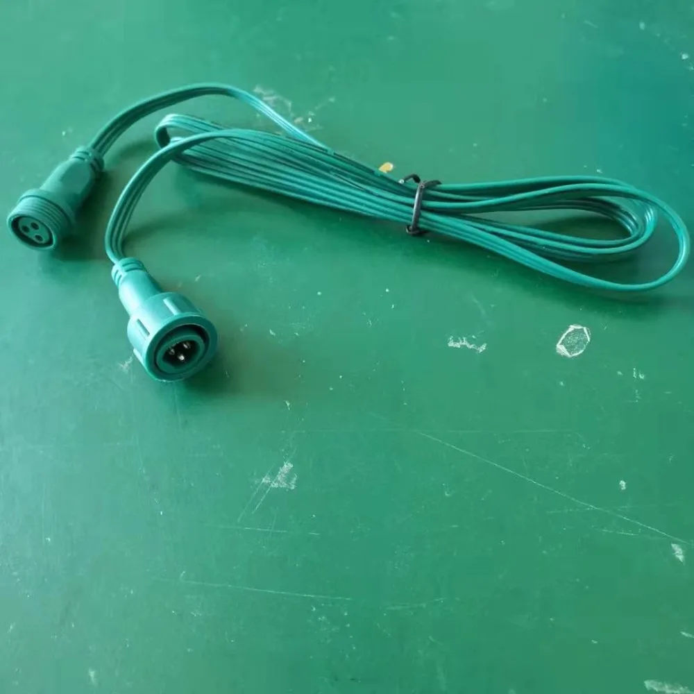 1,2 м C7/C9 DC12V WS2811 светодиодный Рождественский точек светильник разъем IP68