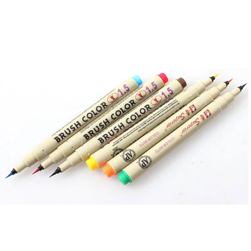 Фломастеры для рисования профессиональные линейные художественные маркеры