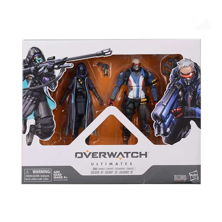 Экшн-фигурки Hasbro Overwatch Ultimates милосердия и фармацевтика креветка ана солдат: 76