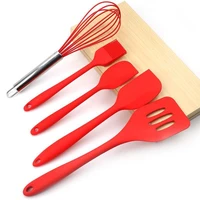 5 piece kitchen set non stick silicone spatula spatula baking spatula brush set kitchenware baking cookware tools