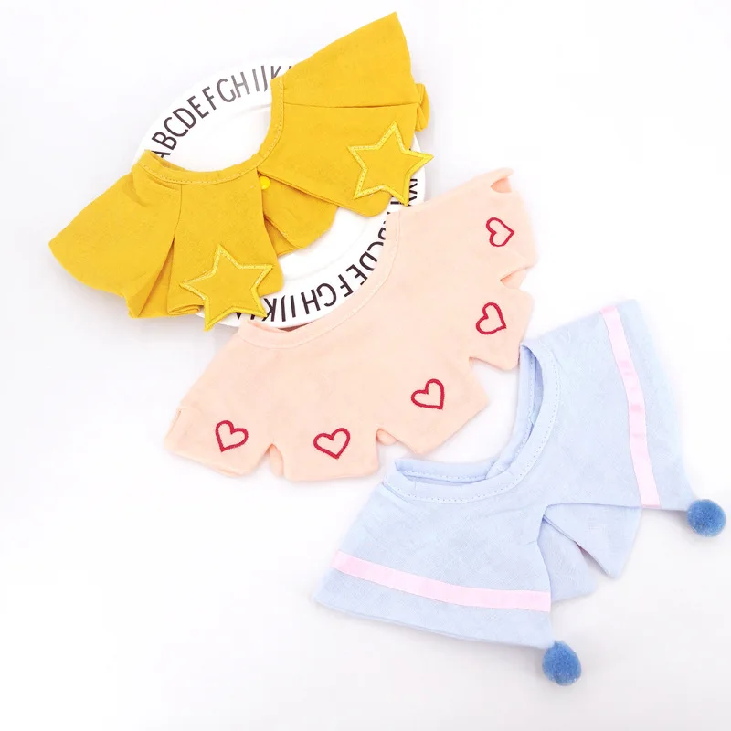 

Хлопковые марлевые нагрудники для младенцев, декоративные аксессуары, нагрудники, полотенце с вышивкой, накладной воротник, детская отрыжк...