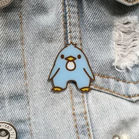 letter a shirt brooch for women men kids cartoon acrylic animal pins for backpacks cute penguin jewelry badges christmas gift