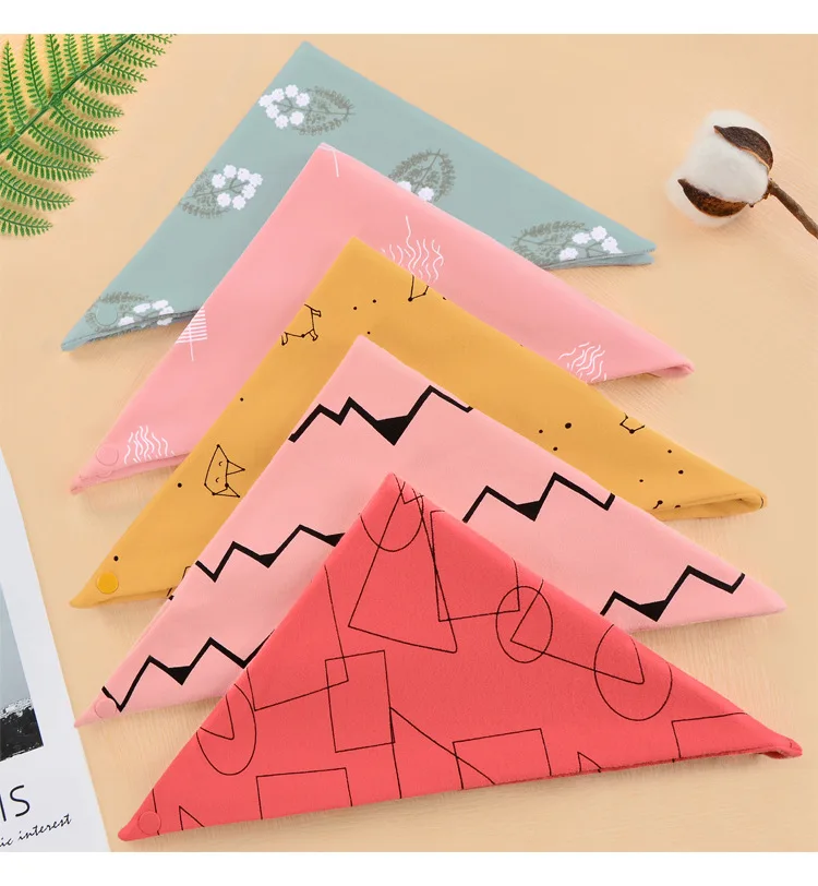 Двухслойная бандана для малышей 45*31 см нагрудники из хлопка детская одежда