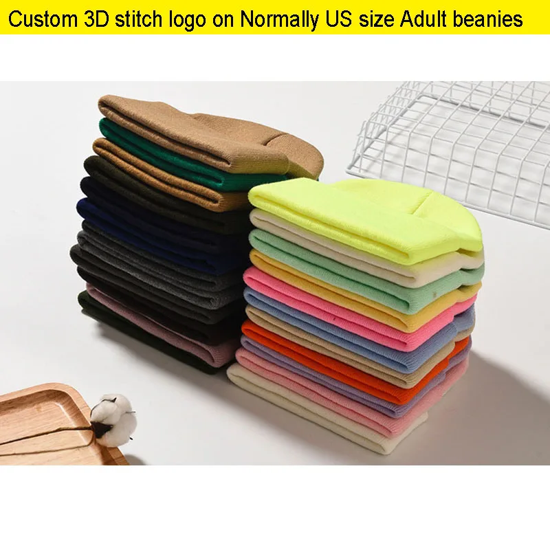 20 шт. Женская Зимняя Шапка бини с 3d вышивкой|acrylic beanie|warm capwinter warm caps |
