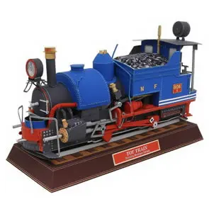

Toy Train 3d Paper Model Paper Carving DIY
