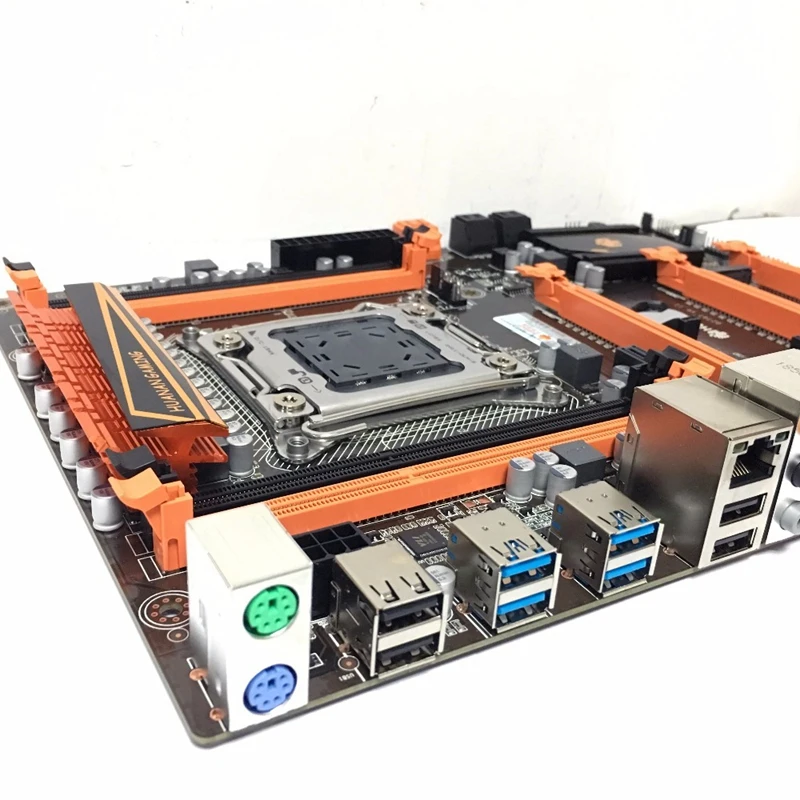 HUANANZHI Deluxe X79 2011 DDR3 PC настольные материнские платы компьютерные 3xPCI E X16 7 1 Звуковая