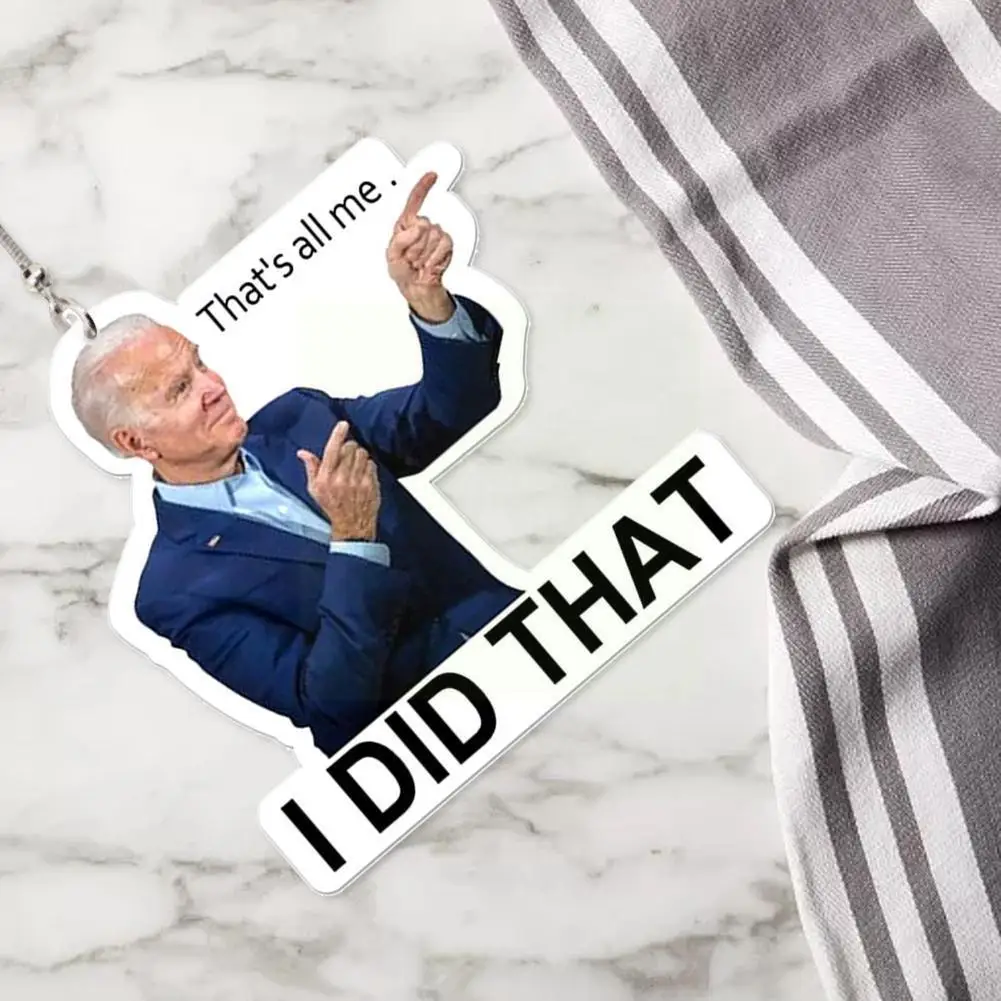 

1 шт. забавная наклейка Джо биден-I Did, наклейка на машину Biden Diy, Светоотражающая наклейка s, плакат, наклейки, водонепроницаемые W3m9