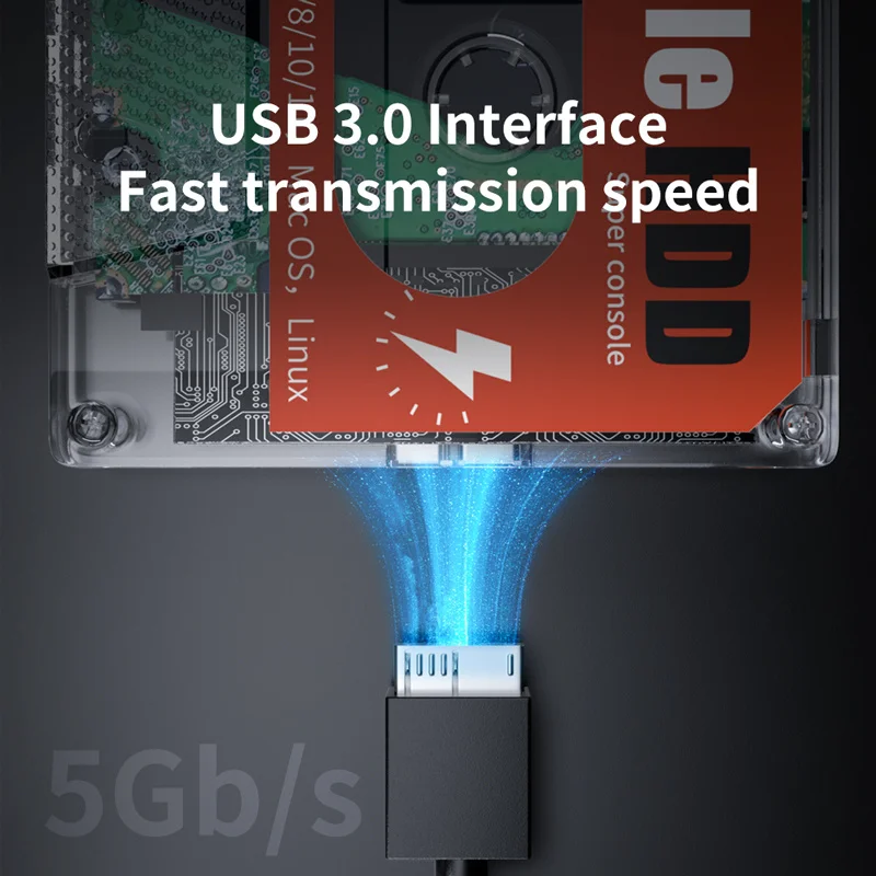 2T HDD Портативный внешний игровой жесткий диск SATA 3 для ноутбука/ПК/Windows/Mac OS с 63000 +