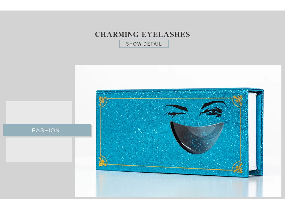 Custom Eyelashes Packing Boxes Gift box Lashes Package Customize Storage Cases Makeup Cosmetic Case Mink False Eyelash 1Pcs