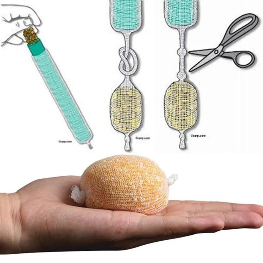 5 м PVA растворяющаяся сетка для заправки карпа рыболовные снасти сумки приманки