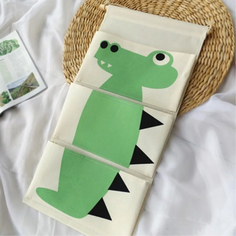 Сумка для хранения с мультяшными животными органайзер дома и школы на стену