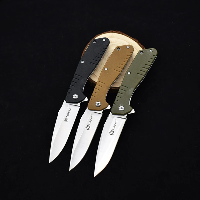 Складной нож TIGEND 1815 8Cr13MoV карманный для фруктов уличные портативные военные ножи