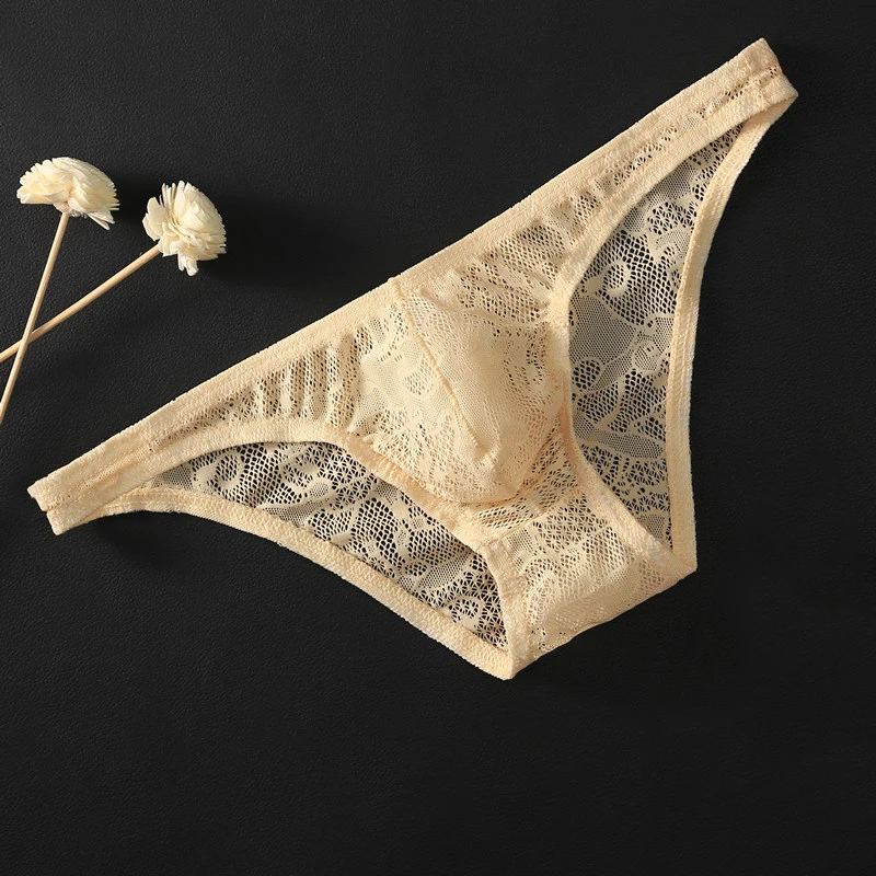 Мужские трусы кружевные подштанники прозрачные женские стринги с низкой