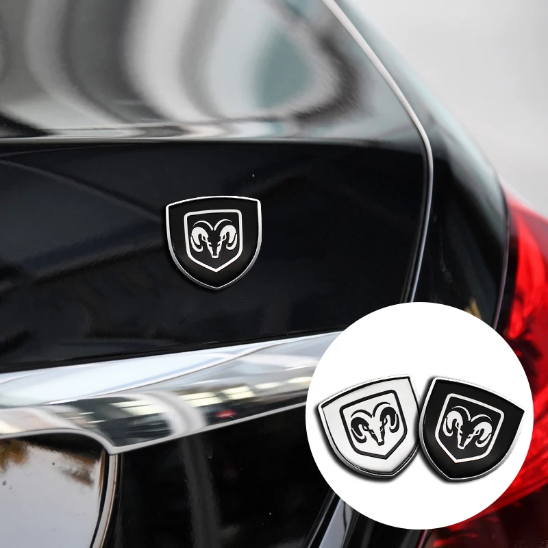 

3D Metal Car Emblems Badge Stickers Decoration Decal For Dacia Duster Logan Sandero 2 dodge caliber ram 1500 Styling Accessories