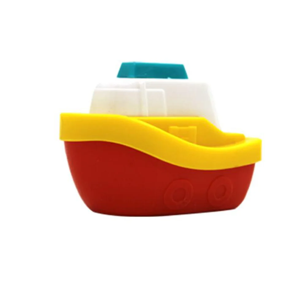 4pcs Boat Train Bath Toy Bathroom Baby Toys Swim Floating Water Swimming Pool Shower Educational Classic for Children | Игрушки и хобби