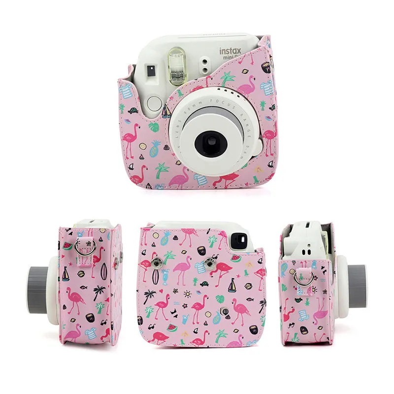 Чехол для камеры Instax Mini 9 8 чехол из искусственной кожи мгновенной съемки Fujifilm + |