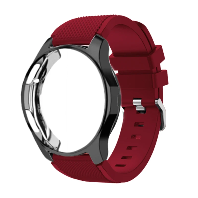 Lerxiuer gear S3 Frontier Band+ чехол для samsung Galaxy watch 46 мм 42 м ремешок 22 мм ремешок для часов защитные часы аксессуары 20 мм