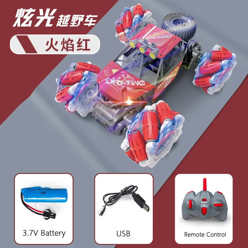 

1:20 Alloy RC Stunt Car 2.4Ghz 5CH Off-Road Climbing Car 360 Degree Flip Vehicle Car Model Kids Toys Boys RC Buggy
