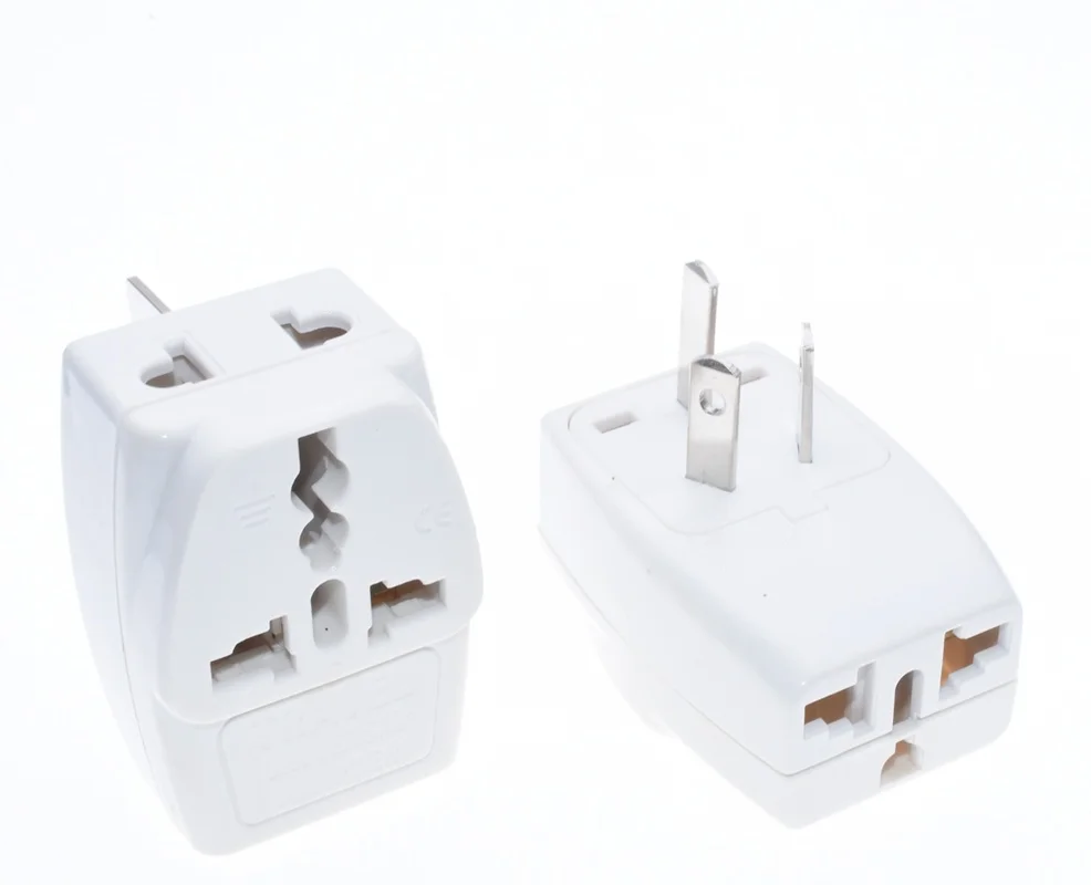 Новый универсальный адаптер питания для путешествий 3 контактный переходник с