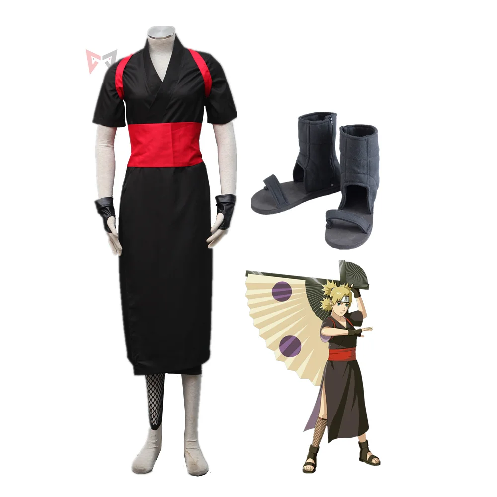 Костюм для косплея MMGG из аниме Нара темари платье с поясом и сапоги вечерние