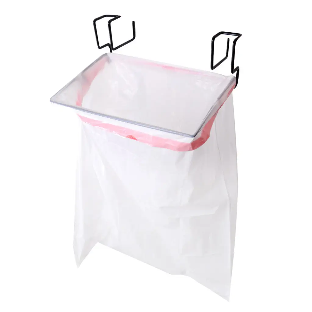 

ing Rubbish Trash Garbage Bag Holder Camping Table Waste Container Rack Clip
