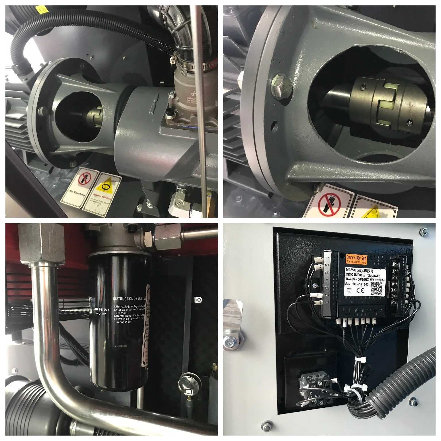 Промышленный винтовой воздушный компрессор 415 кВт 10 л.с. В/50 Гц/3P PM VSD с