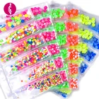 Флуоресцентные стразы светящиеся микс SS6-SS20 без горячей фиксации неоновые стразы фосфоресцирующие электрические украшения для ногтей B3881