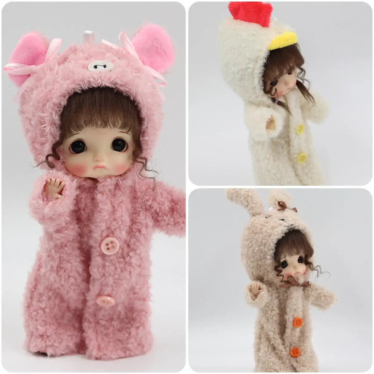 

OB11 Baby Clothing GSC Clay Man DDF Molly BJD YMY Body9 Animal Robe doll clothes Doll Accessories