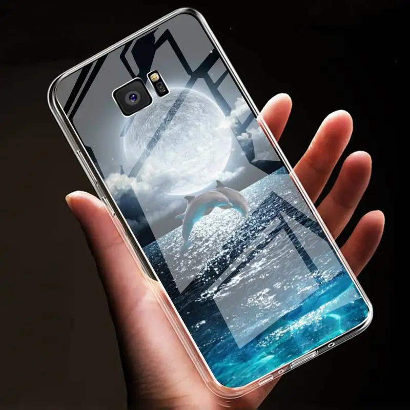 

Lifeguard Dolphin In Water Phone Case Transparent Case For Samsung A10 12 30 31 40 51 52 70 71 30s 21s S20 21 Plus