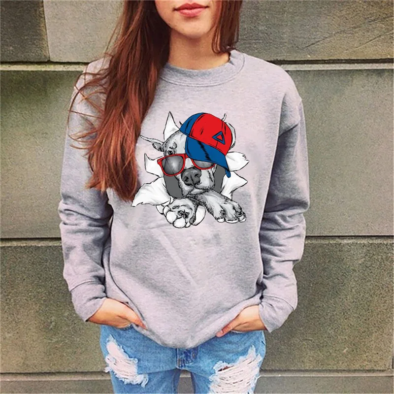 

Basset Hound Dog sweater street style pullover hoodie men's new 2021 spring and autumn sweater