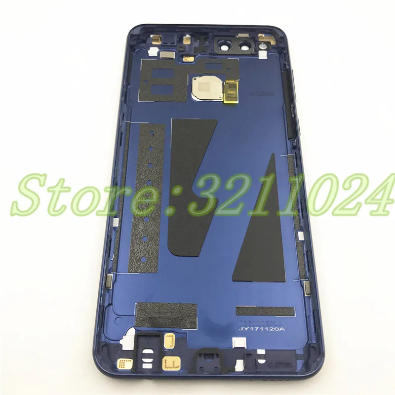 Металлический чехол для huawei Honor 7X BND-L21 BND-L22, задняя крышка, чехол на заднюю дверь, чехол на полную батарею+ отпечаток пальца+ объектив камеры
