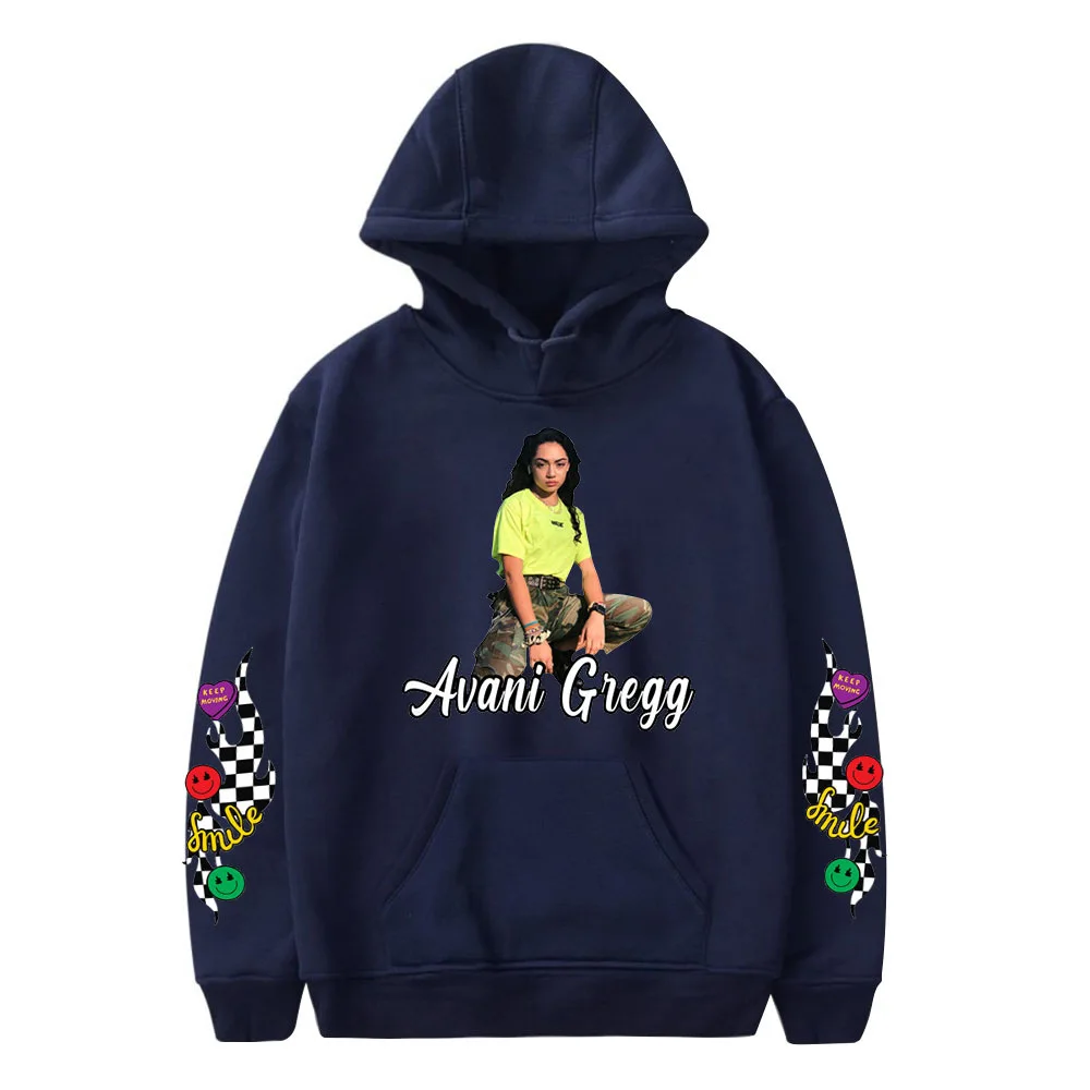 

Custom avani gregg printed hoodies men / women long sleeve hooded sweatshirt cosplay streetshirt pullover Long Sleeve hoodies