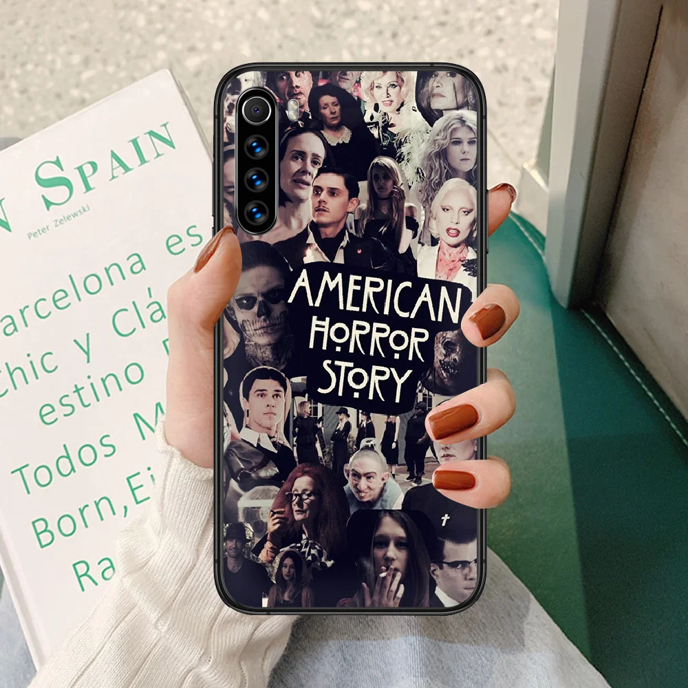 AHS American Horror Story Phone Case for Xiaomi Redmi Note 7/8/8T/9/9S/4X/7/7A/9A/K30 Pro Ultra - Black Coque Fashion Cell Cover image 2