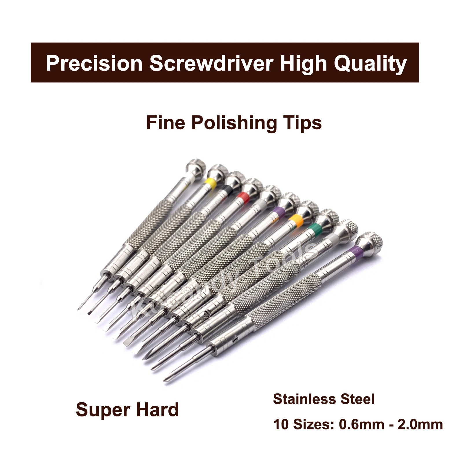316 Прецизионная отвертка из нержавеющей стали 10 в 1 Набор инструментов для