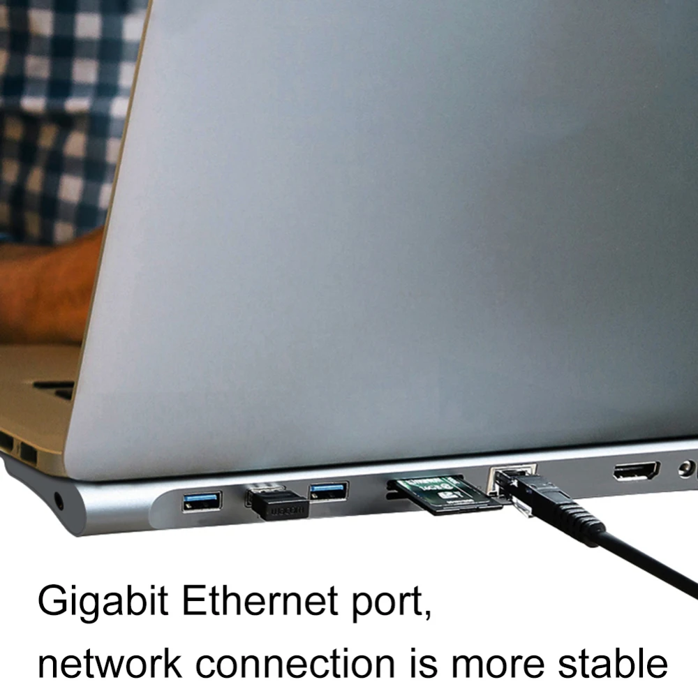 11 в 1 концентратор usb type-C к USB3.0 TF HDMI VGA RJ45 Мини DP док-станция адаптер концентратор конвертер для MacBook