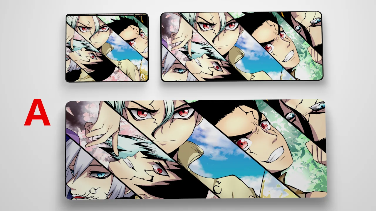 Dr Stone Anime Game Mouse Pad Profession PC Large Mats