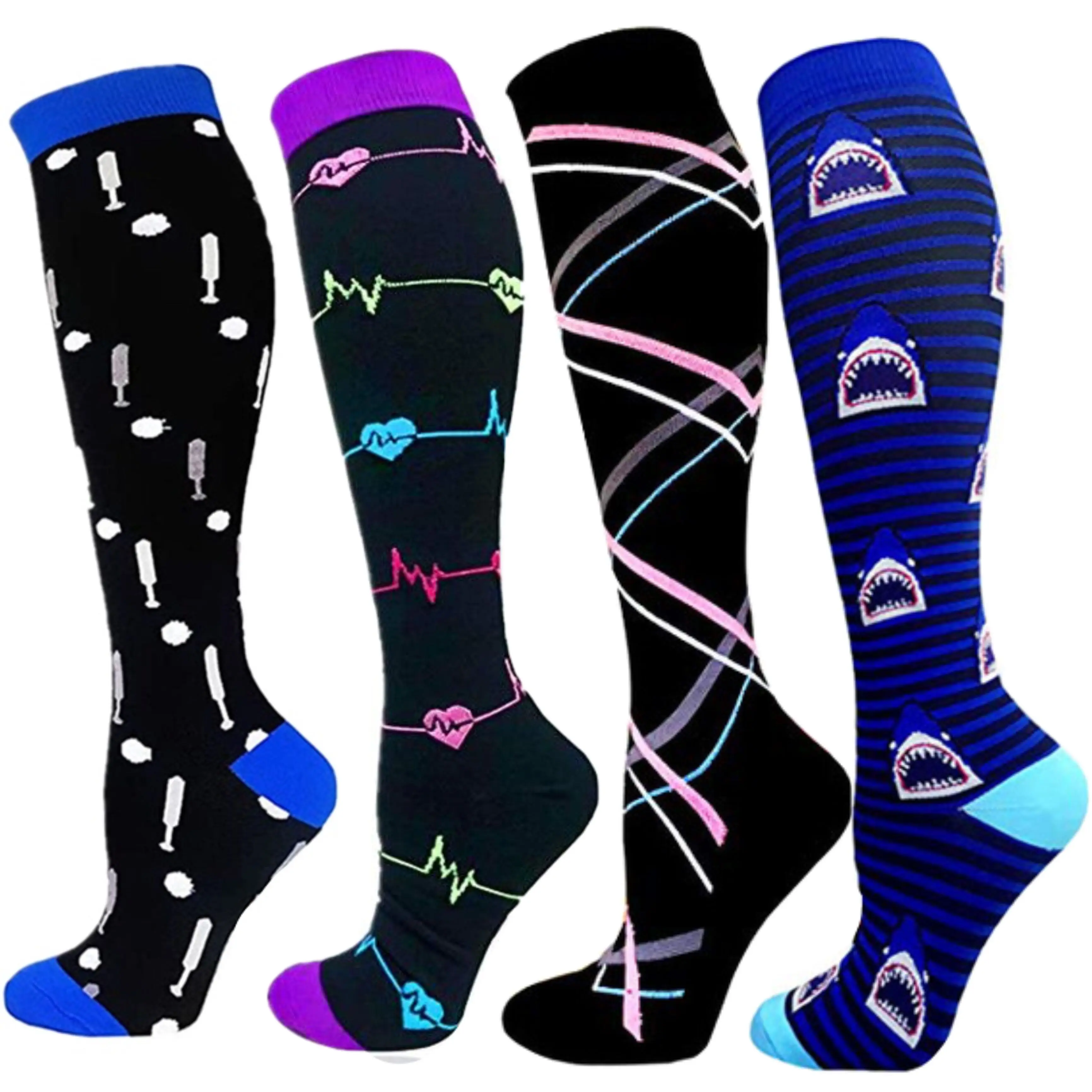 

Compression Stockings Running Cycling Hiking Socks Varicose Veins Socks Anti-swelling Stretch Outdoor Sports Compression Socks