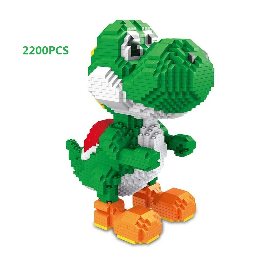 Мини-кубики ZMS сборные фигурки аниме модель Bowser строительная игрушка игрушки Yoshi