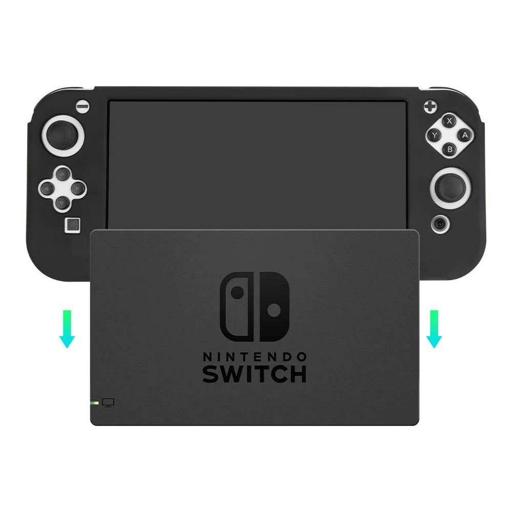 Силиконовый чехол для Nintendo Switch OLED Nintedo Swich Joycon игровые аксессуары корпус игровой