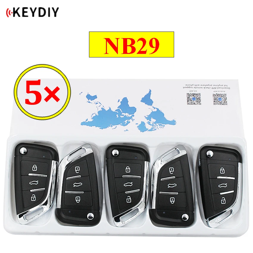 5 шт./лот KEYDIY 3 кнопки многофункциональный пульт дистанционного управления NB29 NB