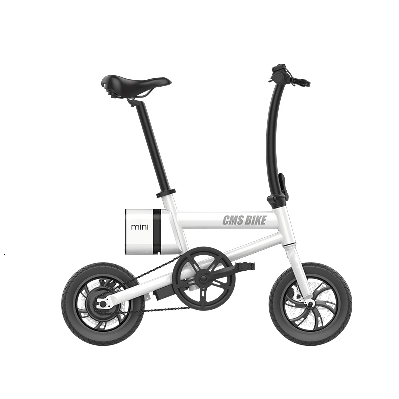 CMS-Mini mini ebik 36V250W 12 inch folding electric bicycle lithium battery LED displayer brushless motor ebike | Спорт и
