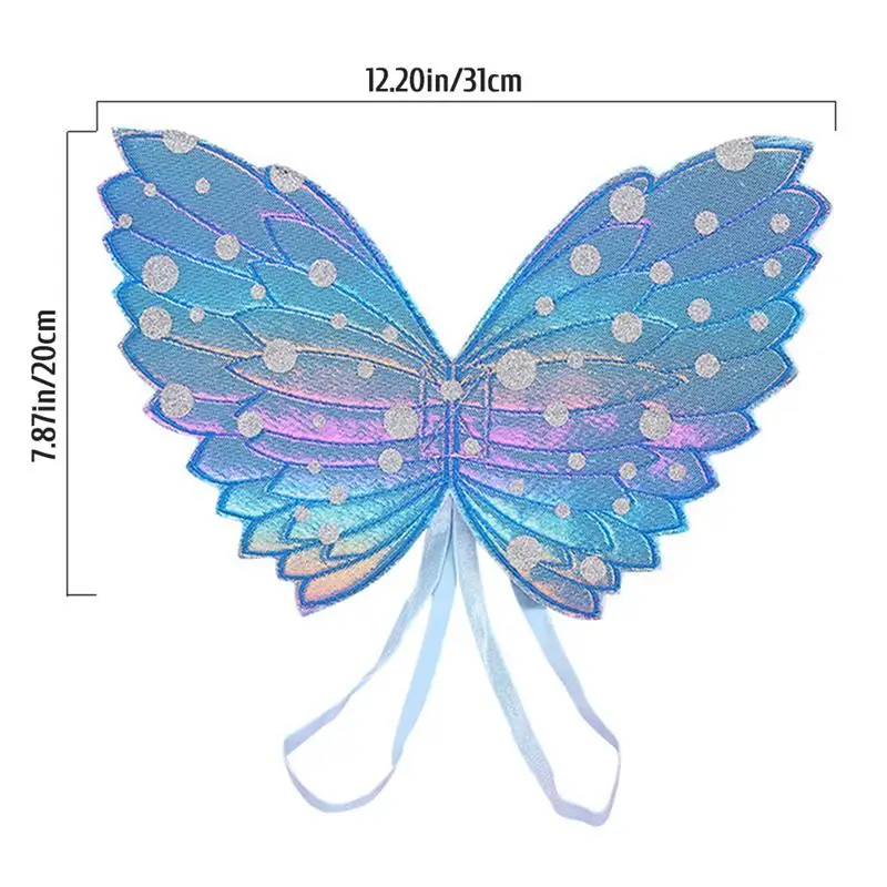 2 шт. Детский костюм принцессы с крыльями бабочки и звездами | Тематическая одежда