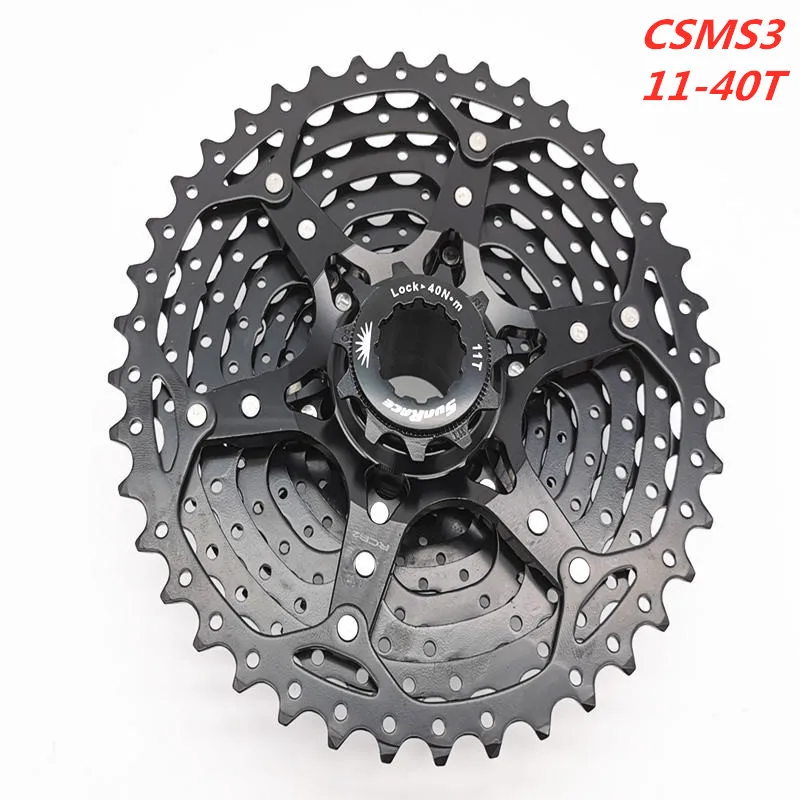 Sunracing 10 speed CSMS3 и CSMX3 11-40 T/11-42 T широкого соотношения и MTB велосипед трещотка кассета 11-40 T/11-42 T CSMS3 CSMX3 cog - Цвет: S3 black11 40T