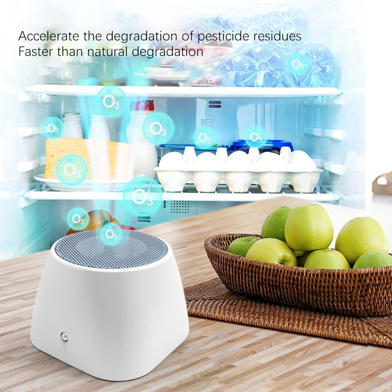 Small Portable Air Purifier Refrigerator Deodorizer Filter for Fridge Wardrobe Kitchen Toilet Pet Area Cleaner | Бытовая техника
