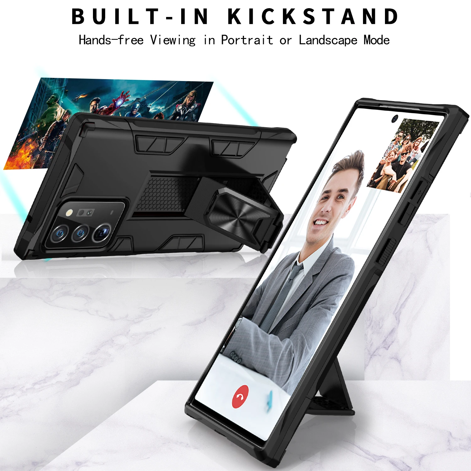 hybrid armor phone case for samsung galaxy note 20 ultra s22 s21 s20 fe 5g note 10 s10 s9 a12 a52 a51 a71 shockproof case cover free global shipping