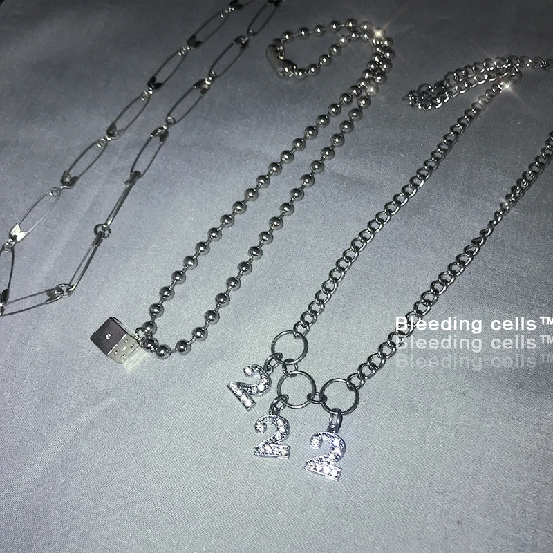 Модные женские ожерелья с цифровым кулоном Женские Ювелирные изделия в стиле