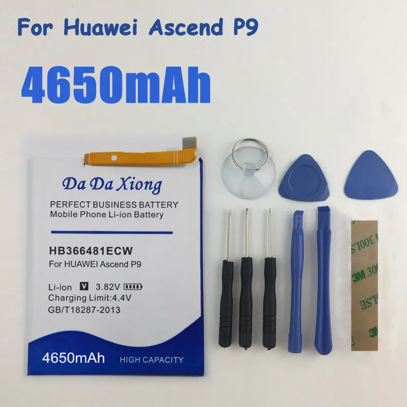 4650 мАч HB366481ECW батарея для huawei P9 батарея EVA-AL00 AL10 EVA-TL00 EVA-L19 для huawei G9 Lite Honor 8 для huawei 5c