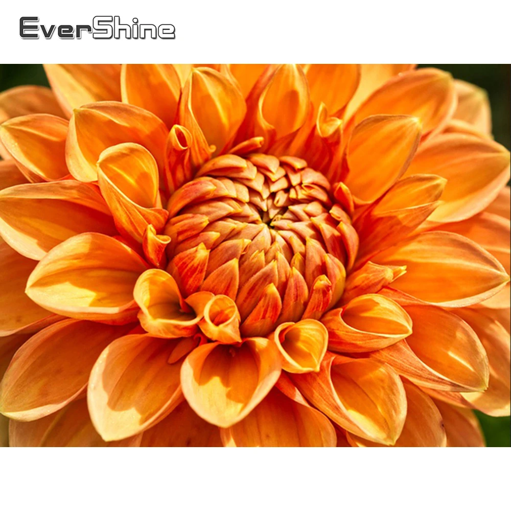 Алмазная вышивка Evershine полноразмерная картина с цветами крестиком набор для